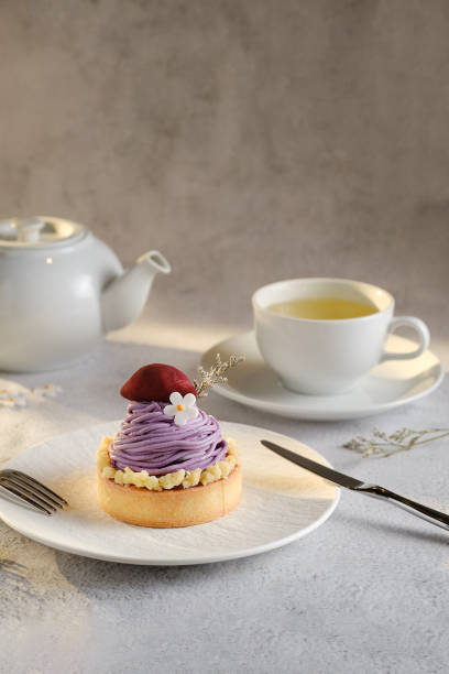 istock SWEET PURPLE POTATO RED BEANS MOUSSE 1941916831