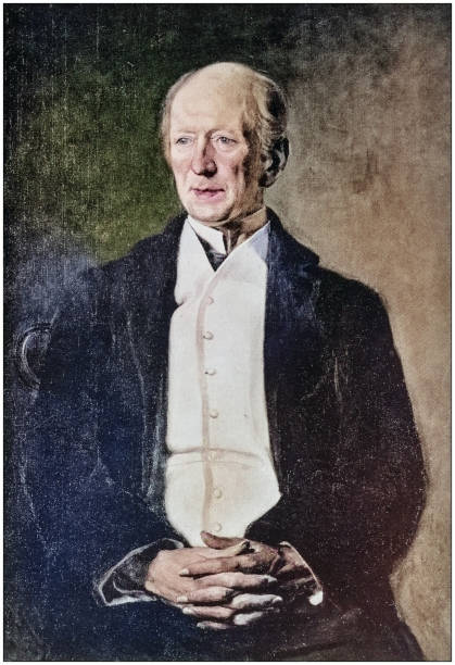 istock Antique photo of paintings: Man 1941922682