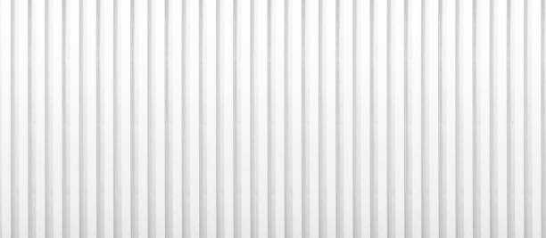 white metal siding fence striped background