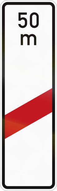 istock German level crossing distance marker for the right side of the road 1941970090
