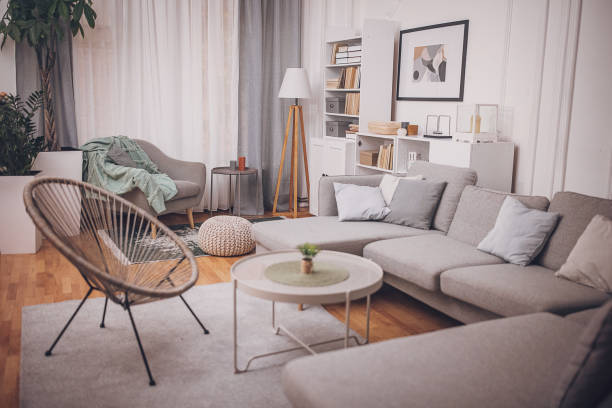 istock Modern and Cozy Living Room Interior Design 1941980857