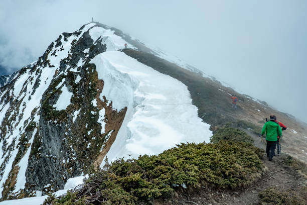 istock Hikers going to top of mountain 1941986653
