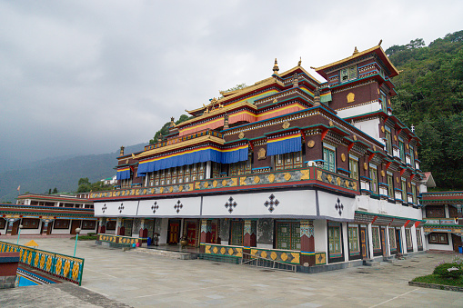 Ranka monastery or lingdum or pal zurmang kagyud monastery in gangtok sikkim,India.