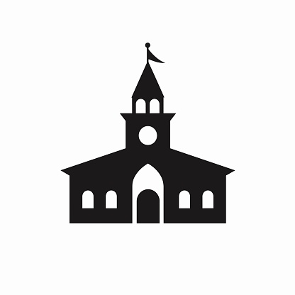 Abstract wallpaper texture with black and white Church Icon Vector. Church icon vector illustration template. Simple Sihouette Church Vector EPS 10. Church building icon. Temple symbol. Premium quality graphic design. Church icon.