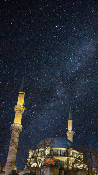 istock Eyup Sultan Mosque and milky way 1942093731