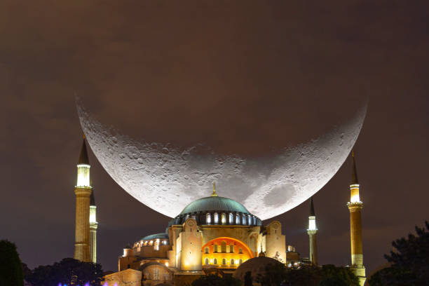 istock Ayasofya or Hagia Sophia with crescent moon 1942097730