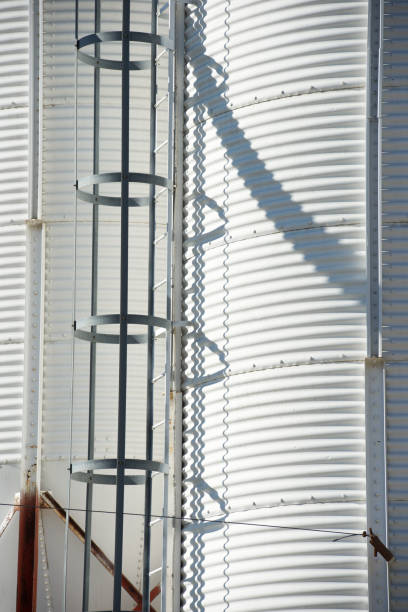 istock Metal tanks in a farm 1942146519
