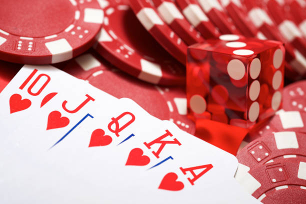 istock Play of the royal flush. 1942147656