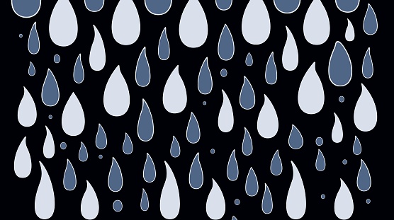 Abstract graphics wallpaper with gainsboro and dimgray Seamless creative hand-drawn pattern of abstract elements. Rain drop background pattern. Abstract vector background with raindrops. Season. Vector seamless pattern of hand drawing elements in ink.