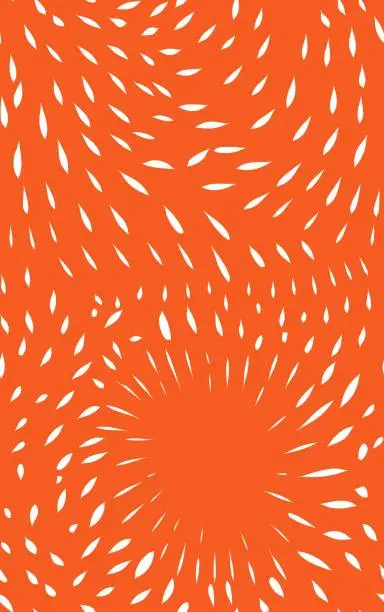 Vector illustration of Comic background. Dotted backdrop with circles, dots, point large scale. Orange color. Abstract Dots Vector Illustration. Halftone effect. Abstract futuristic halftone pattern. Seamless.