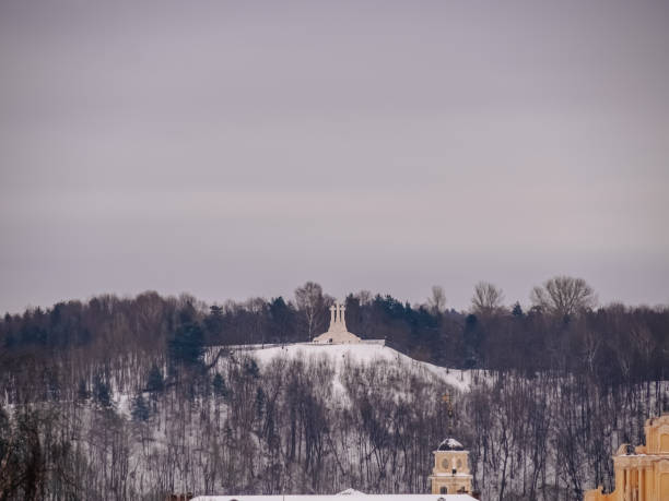 Vilnius, Lithuania - 01 13 2024: Historical monument \