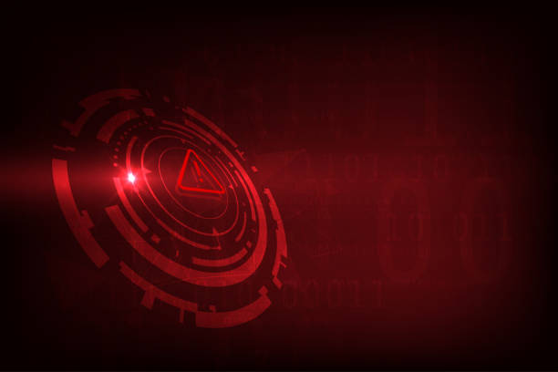 Vector abstract risk warnning symbol danger concept. Futuristic computer hackink. Vector abstract risk warnning symbol danger concept. Futuristic computer hackink. threats stock illustrations