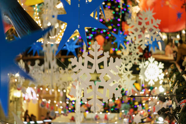 istock Christmas decorations on the market 1942381098