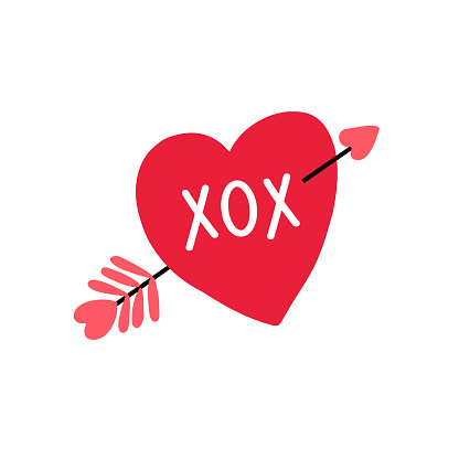 Cute Valentine's Day Icon on a transparent background (there is no white box behind this so you can place it over anything)