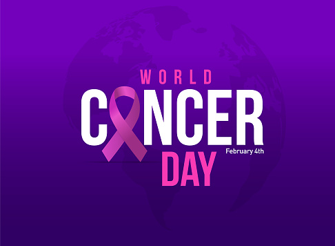 Close the care gap- World Cancer Day 2024 concept vector illustration. 4th February World Cancer Day Poster Or Banner Background.