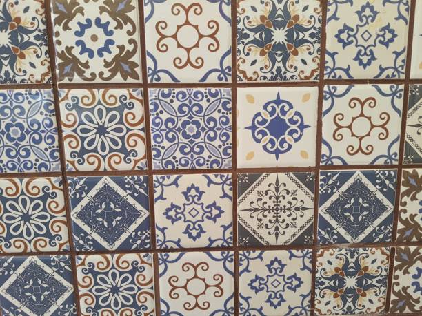 istock Background with mosaic of old tiles 1942517800