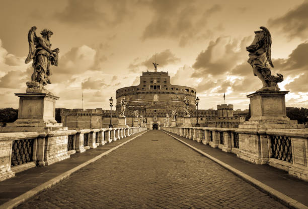 istock Rome old postcard - vintage style, retro texture 1942547490
