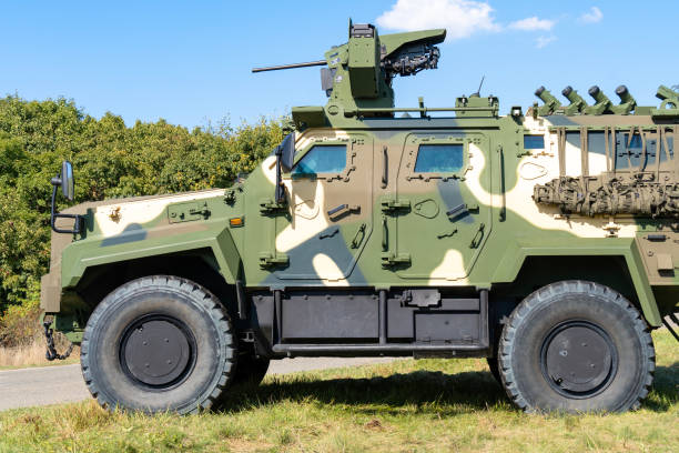 istock Gidran modern military camouflage 4x4 MRAP 1942642710