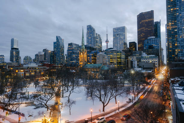 istock Toronto Snowy Cityscape 1942683154