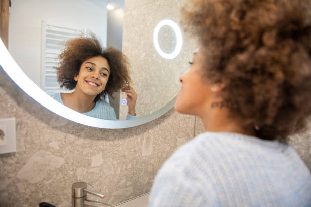 istock Morning routine of a young girl 1942696350