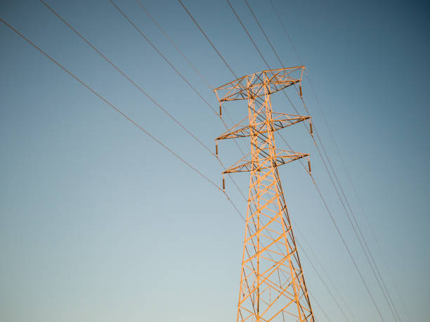 istock High tension line metal tower 1942744119