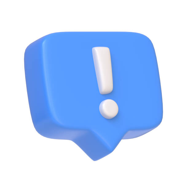istock Blue danger attention bell or red emergency notifications alert isolated on white background 1942763933