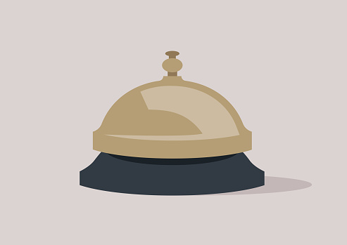 A desk bell is used in customer service or hospitality settings, such as hotels, restaurants, or retail stores, the primary purpose of it is to signal and attract the attention of staff