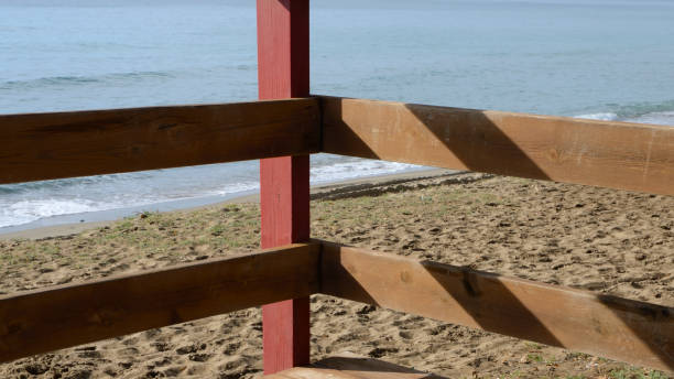 istock Detail handrail in Marbella beach 1942764477
