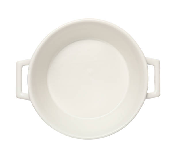 istock One ceramic pot isolated on white, top view 1942813058