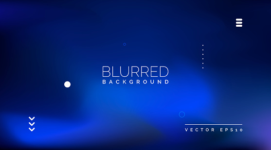 Abstract blurred blue gradient background, design for landing page template