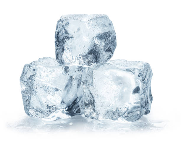 istock Perfect ice cubes on white background. File contains clipping paths. 1943012824