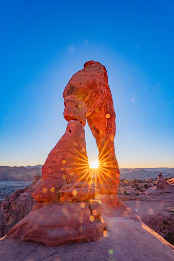 Panorama of Formations On the Tower Arch Trail in Arches National Park