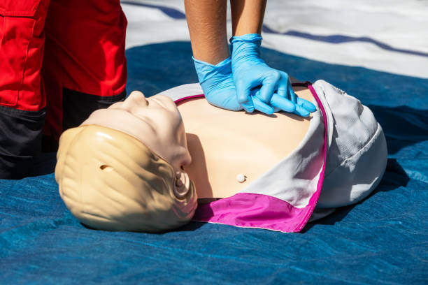 istock CPR - Cardiopulmonary resuscitation and first aid training 1943024323