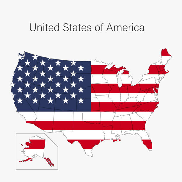 istock National Country Map with Regions, States and Flag in Body 1943027549