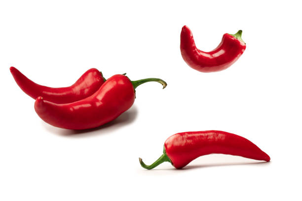 istock Red hot chili pepper isolated on a white background. 1943071720