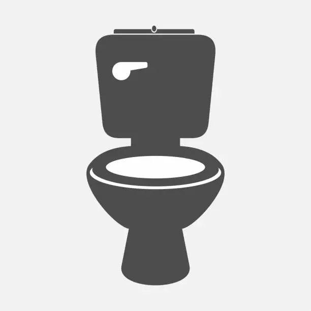 Vector illustration of vector toilet icon-3