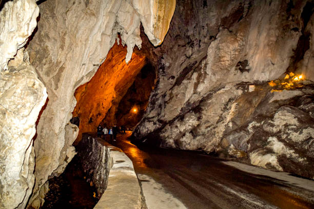 istock Path inside the cave. Ribadesella, Asturias 1943090280