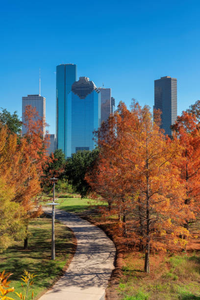 istock Houston downtown at sunny autumn day in Houston, Texas 1943100812