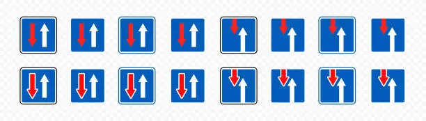 Vector illustration of Priority over oncoming traffic sign vector design