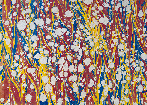 Beautiful vintage paper marbling from 1863
Original edition from my own archives
Source : 1863 Correo de Ultramar