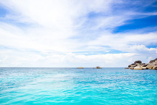 Beautiful tropical landscape of the Indian Ocean, Phuket, Thailand