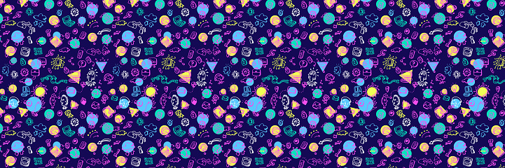 90's Doodle Pattern