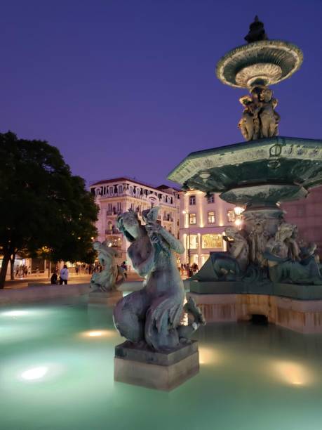 istock Fonte Sul Rossio, Lisbon, Portugal 1943424698
