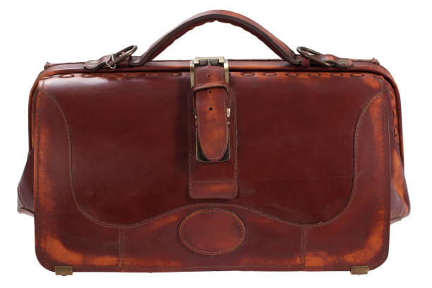 istock Retro vintage leather carpetbag 1943478215