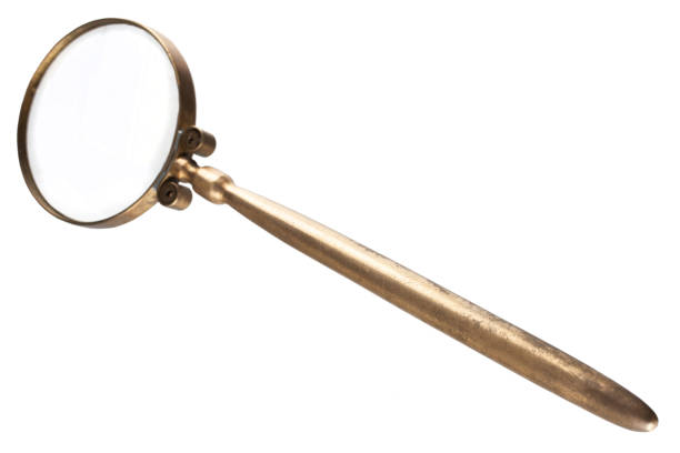 istock Antique vintage magnifying glass 1943485063