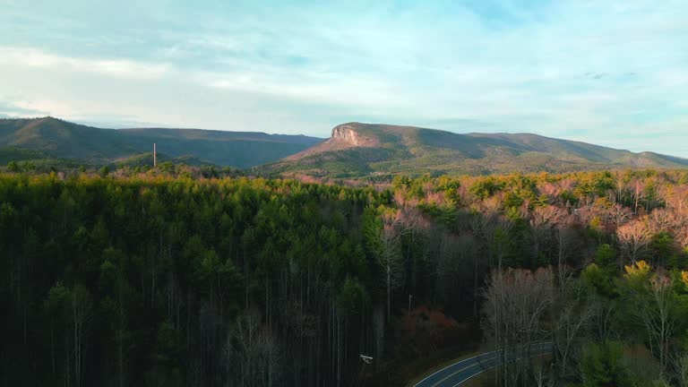 Mountain Road - Travel - Short Off Mountain - Ashville North Carolina - Smoky Mountains -  Push Forward - Golden Hour