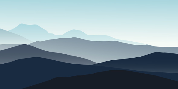Mountain landscape abstract background design