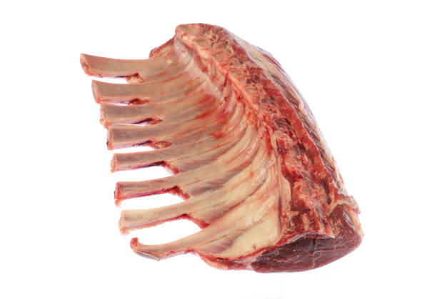 istock French lamb steak chop isolated on white background 1943929294