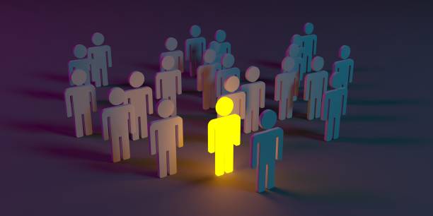 istock Stand out from the crowd. Unique person. Different winner 1944022971