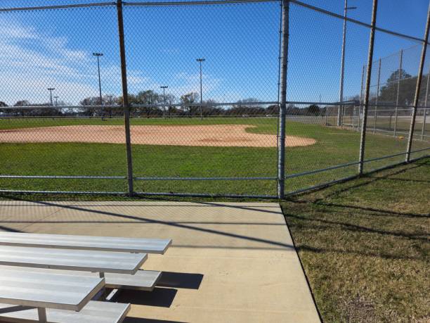 istock Public Park With Youth Baseball Field 1944066123